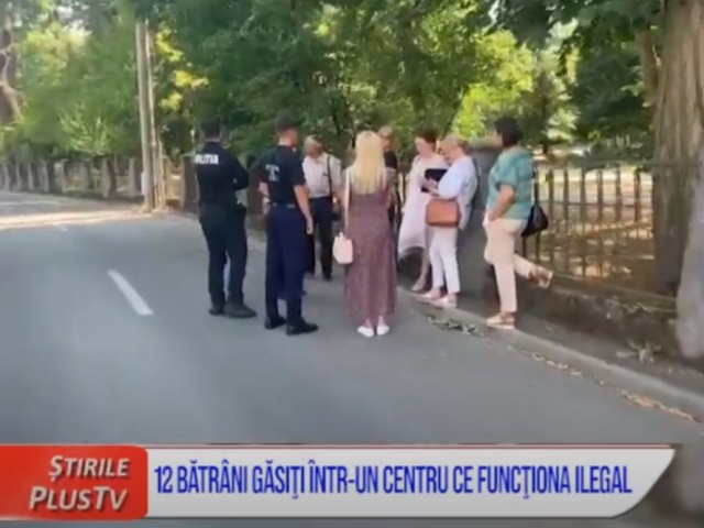 12 BĂTRÂNI, GĂSIŢI ÎNTR-UN CENTRU CE FUNCŢIONA ILEGAL