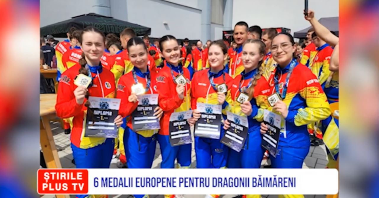 6 MEDALII EUROPENE PENTRU DRAGONII BĂIMĂRENI