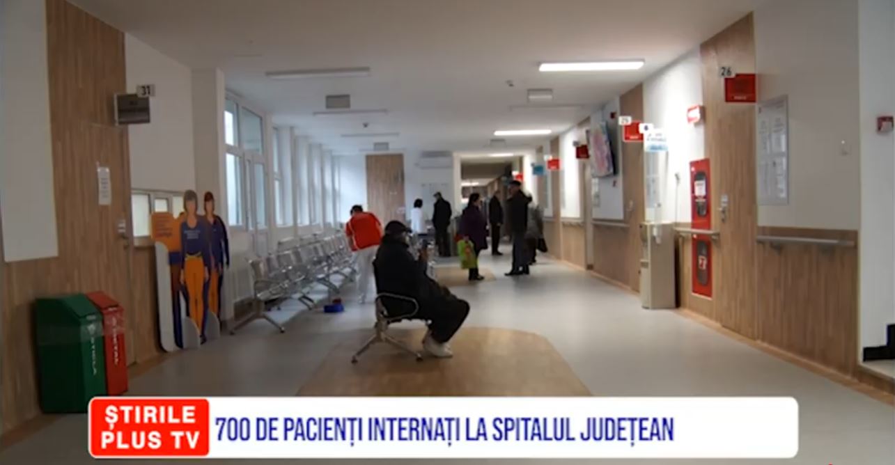 700 DE PACIENȚI INTERNAȚI LA SPITALUL JUDEȚEAN