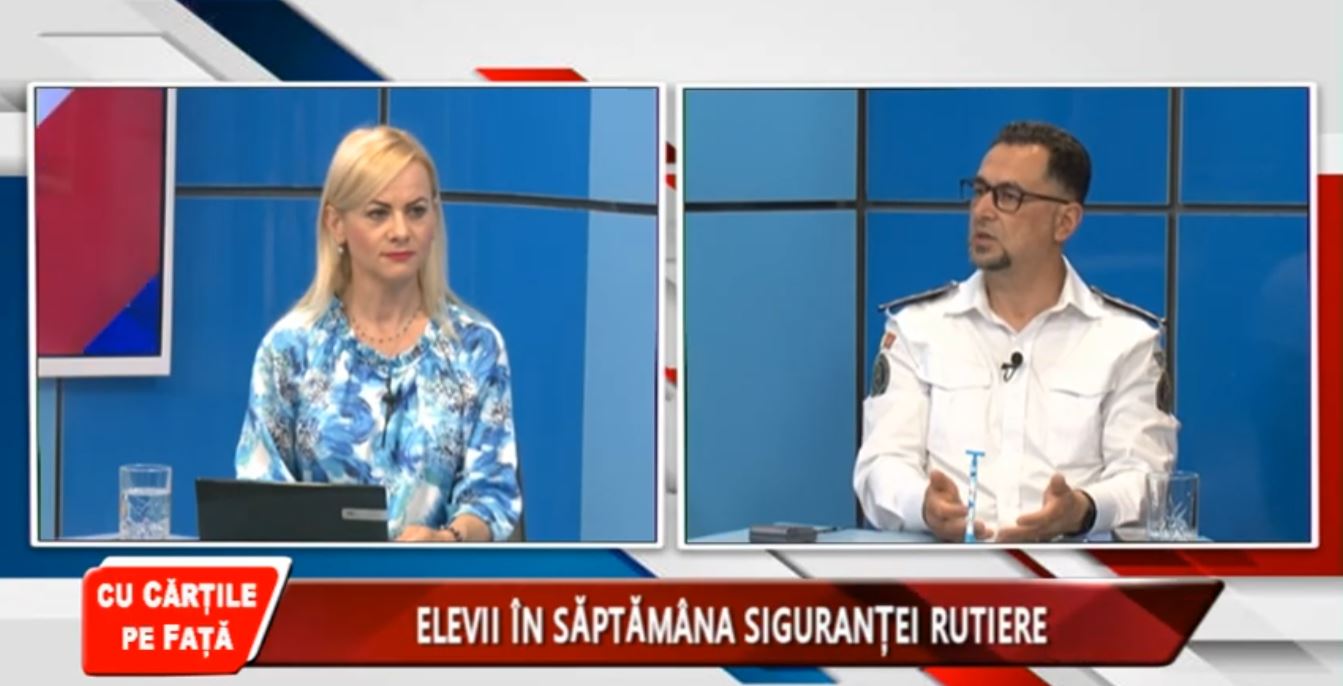 CU CĂRȚILE PE FAȚĂ - ELEVII ÎN SĂPTĂMÂNA SIGURANȚEI RUTIERE