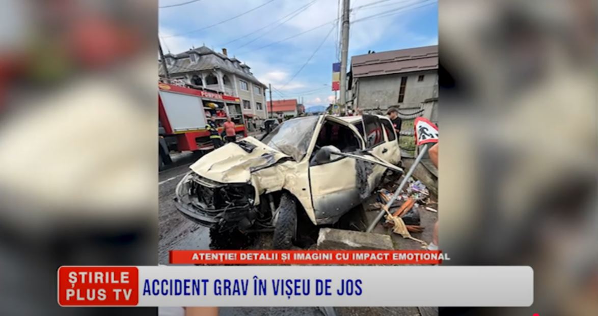 ACCIDENT GRAV ÎN VIȘEU DE JOS