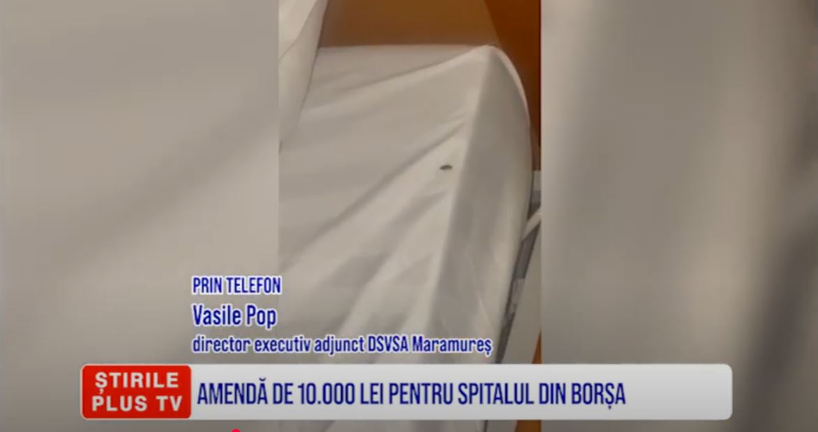 AMENDĂ DE 10.000 LEI PENTRU SPITALUL DIN BORȘA