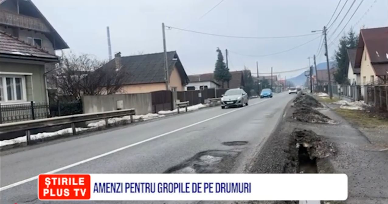 AMENZI PENTRU GROPILE DE PE DRUMURI