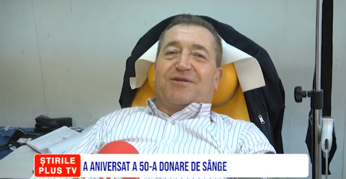 A ANIVERSAT A 50-A DONARE DE SÂNGE