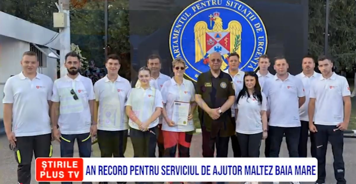 AN RECORD PENTRU SERVICIUL DE AJUTOR MALTEZ BAIA MARE