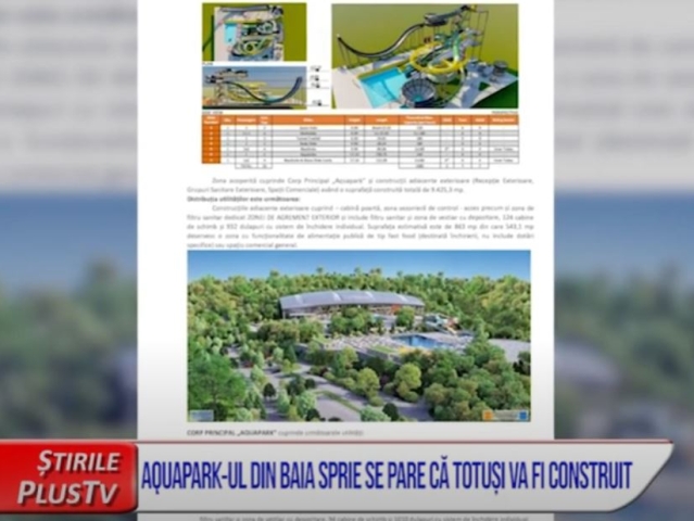 AQUAPARK-UL DIN BAIA SPRIE SE PARE CĂ TOTUȘI VA FI CONSTRUIT