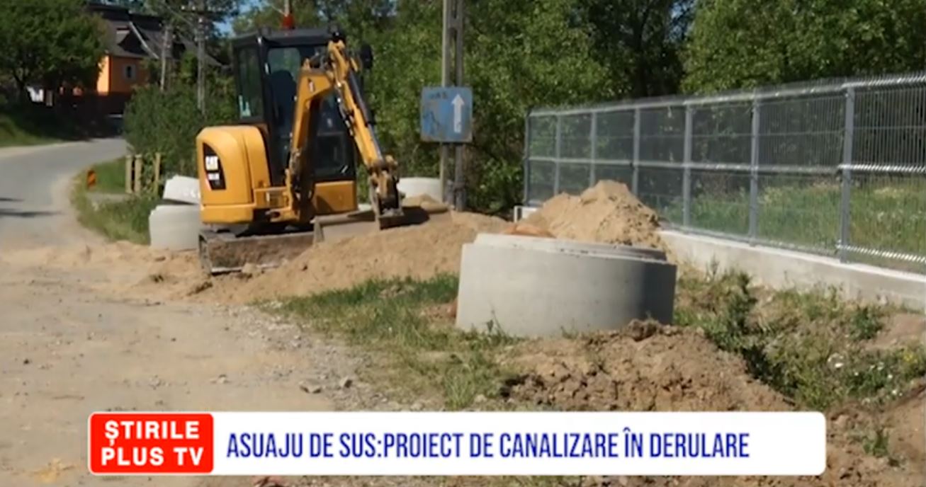 ASUAJU DE SUS:PROIECT DE CANALIZARE ÎN DERULARE
