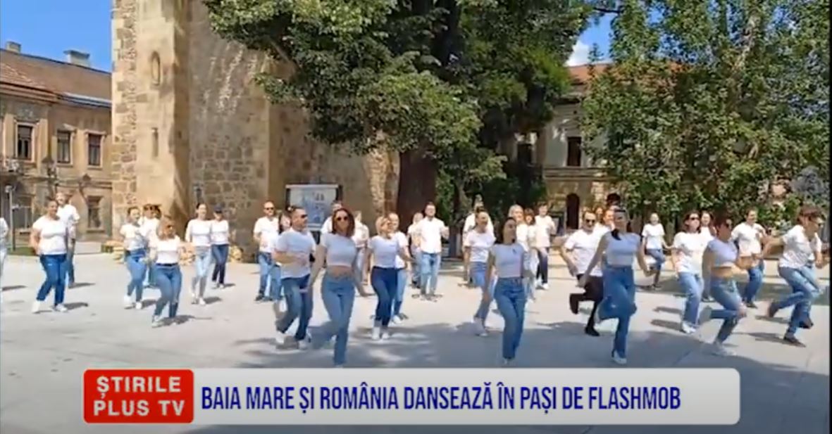 BAIA MARE ȘI ROMÂNIA DANSEAZĂ ÎN PAȘI DE FLASHMOB
