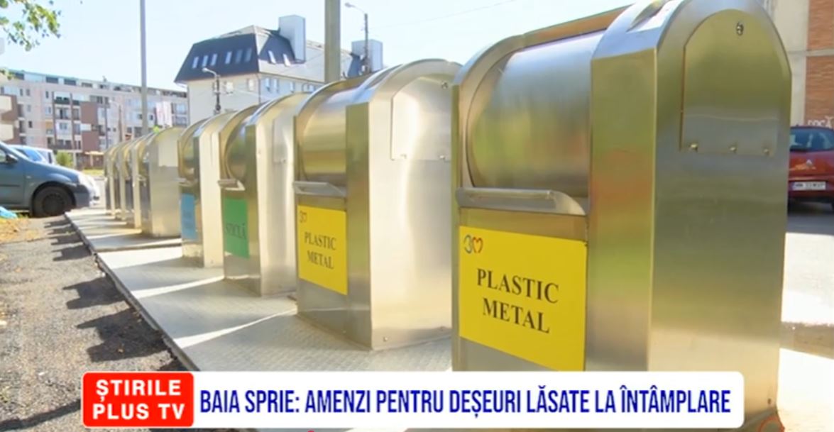 BAIA SPRIE: AMENZI PENTRU DEȘEURI LĂSATE LA ÎNTÂMPLARE