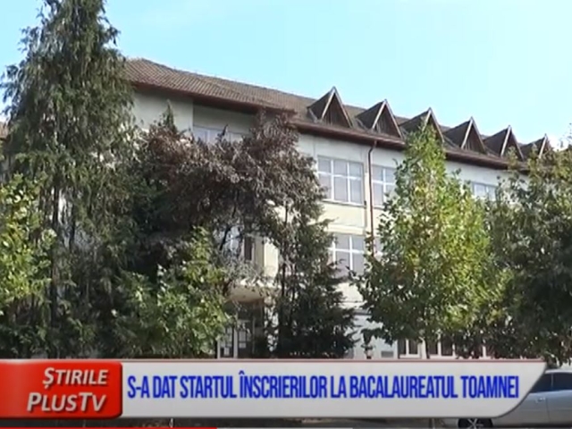 S-A DAT STARTUL ÎNSCRIERILOR LA BACALAUREATUL TOAMNEI
