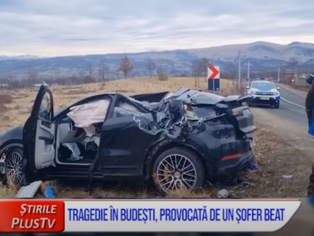TRAGEDIE ÎN BUDEȘTI, PROVOCATĂ DE UN ȘOFER BEAT