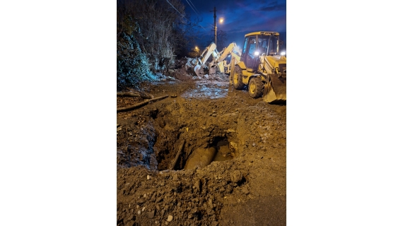 ACTUALIZARE – Societatea VITAL S.A. prelungește lucrările pentru remedierea avariei majore la conducta de transport apă potabilă Dn 800 mm din Baia Mare