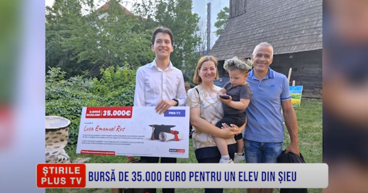 BURSĂ DE 35.000 EURO PENTRU UN ELEV DIN ȘIEU