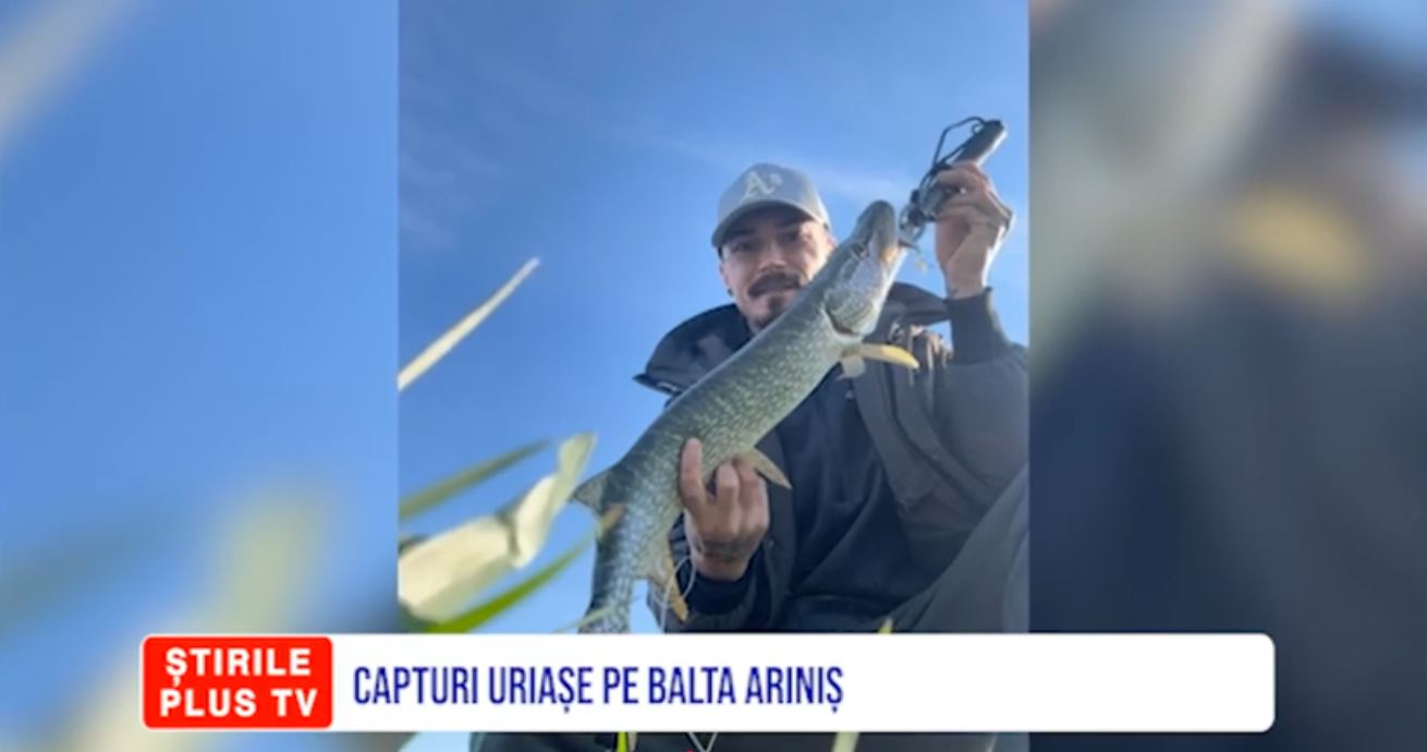 CAPTURI URIAȘE PE BALTA ARINIȘ