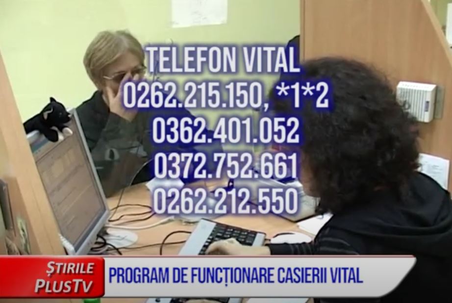 PROGRAM DE FUNCȚIONARE CASIERII VITAL