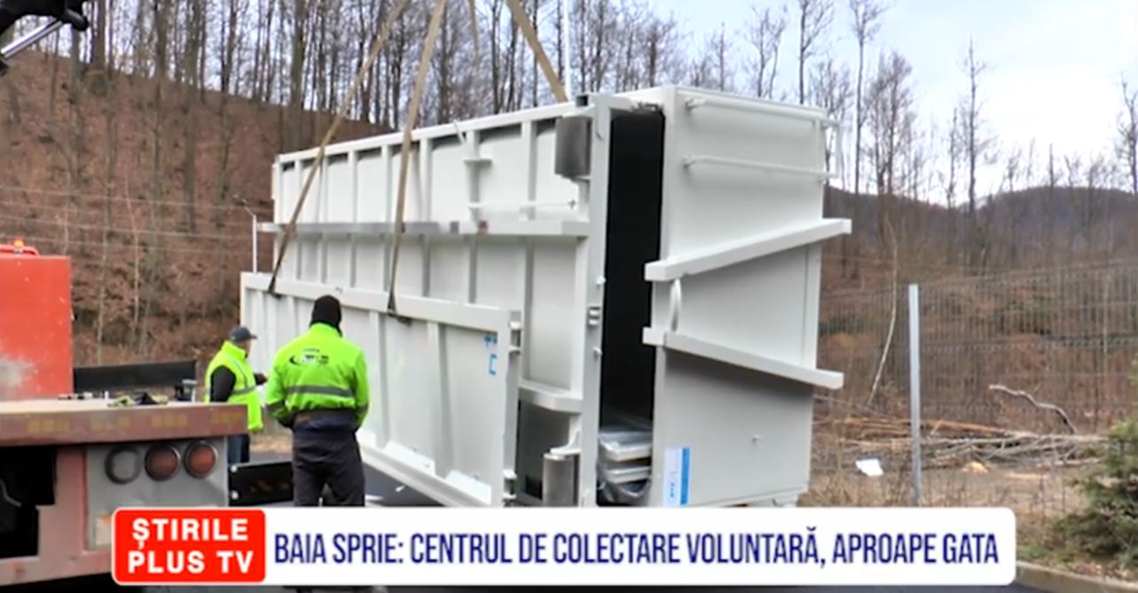 BAIA SPRIE: CENTRUL DE COLECTARE VOLUNTARĂ, APROAPE GATA