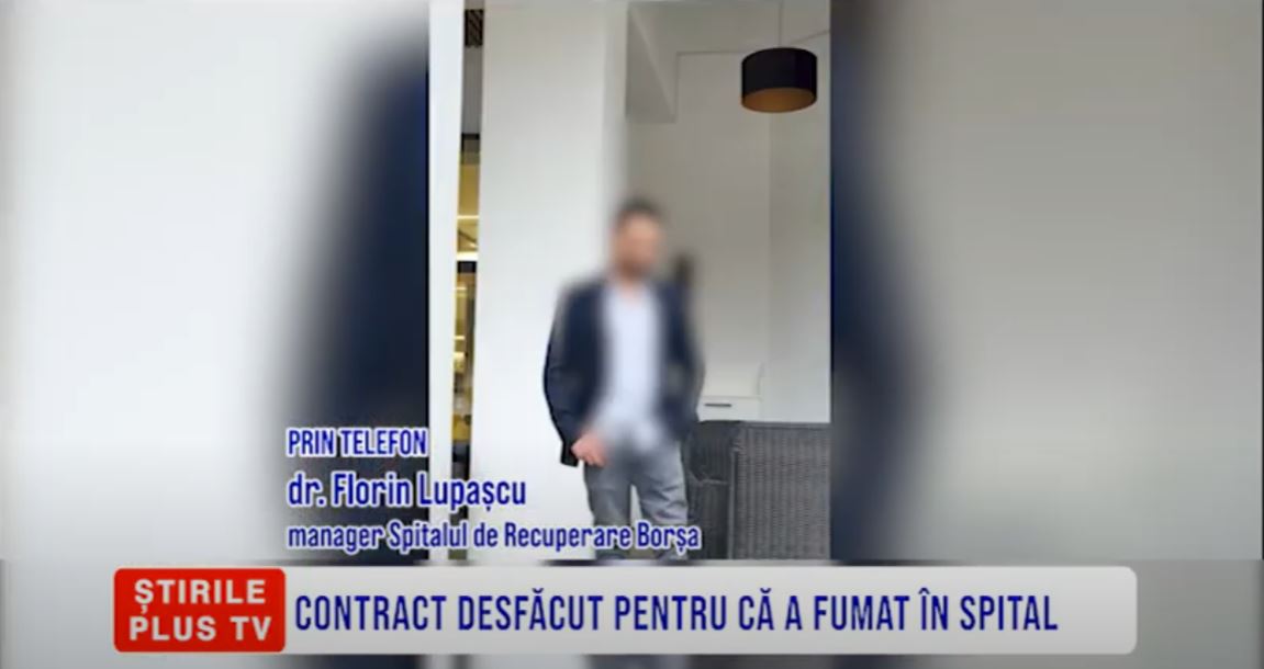 CONTRACT DESFĂCUT PENTRU CĂ A FUMAT ÎN SPITAL