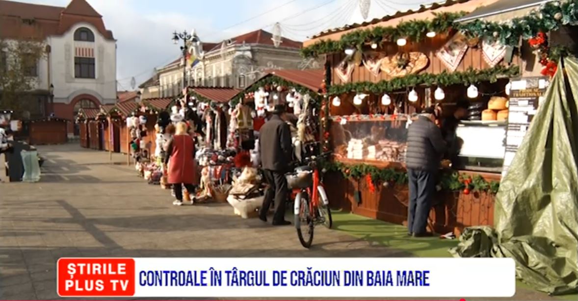 CONTROALE ÎN TÂRGUL DE CRĂCIUN DIN BAIA MARE