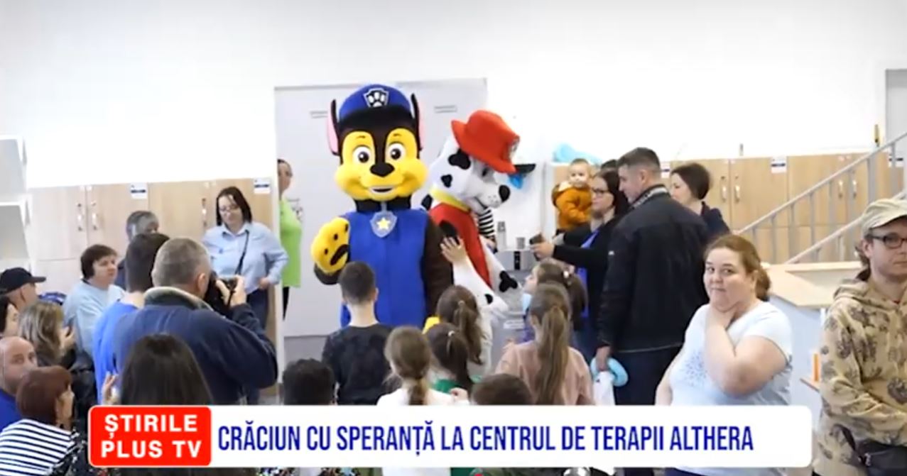 CRĂCIUN CU SPERANȚĂ LA CENTRUL DE TERAPII ALTHERA