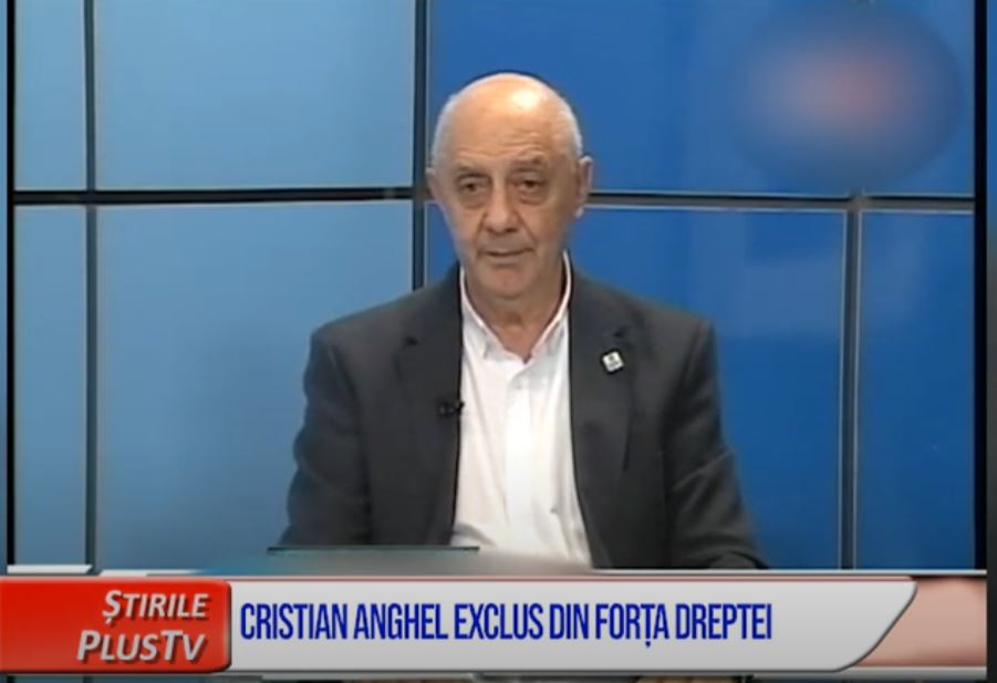 CRISTIAN ANGHEL, EXCLUS DIN FORȚA DREPTEI