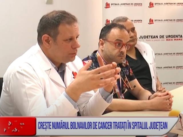 CREȘTE NUMĂRUL BOLNAVILOR DE CANCER TRATAȚI ÎN SPITALUL JUDEȚEAN