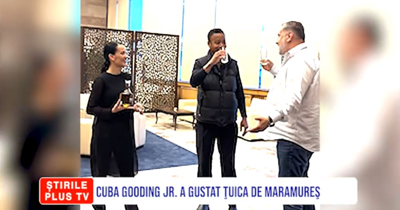 ACTORUL CUBA GOODING JR. A GUSTAT ȚUICA DE MARAMUREȘ