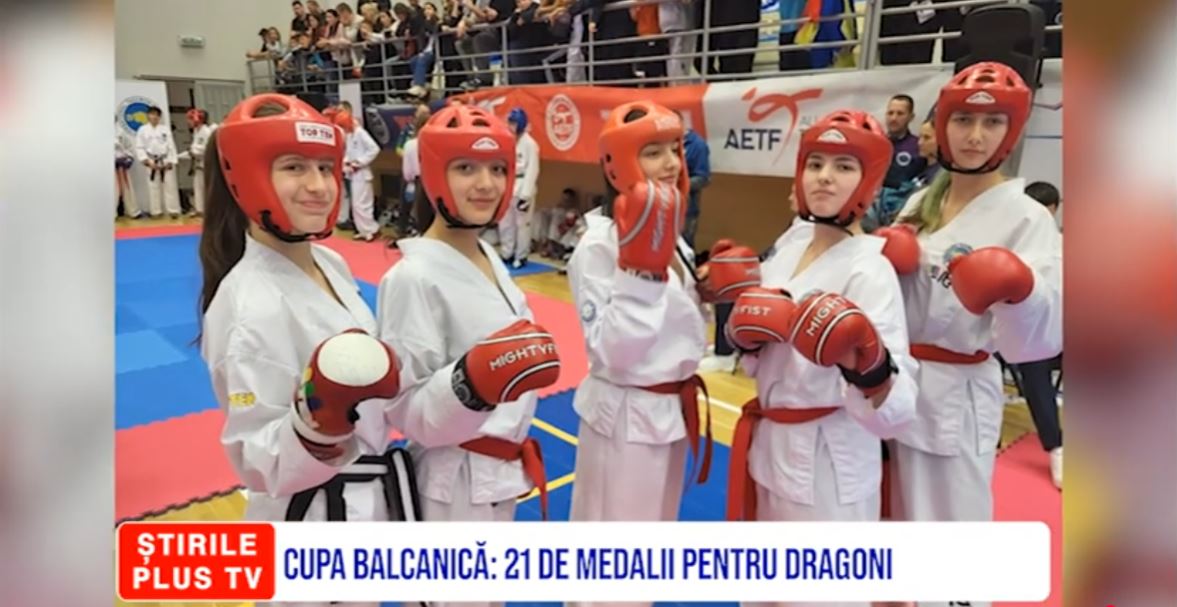 CUPA BALCANICĂ: 21 DE MEDALII PENTRU DRAGONI