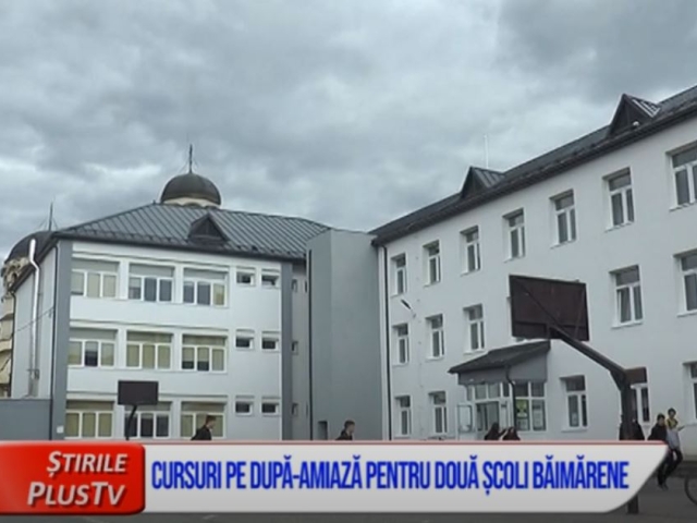 CURSURI PE DUPĂ-AMIAZĂ PENTRU DOUĂ ȘCOLI BĂIMĂRENE