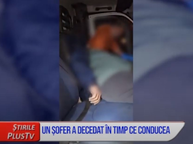 UN ȘOFER A DECEDAT ÎN TIMP CE CONDUCEA