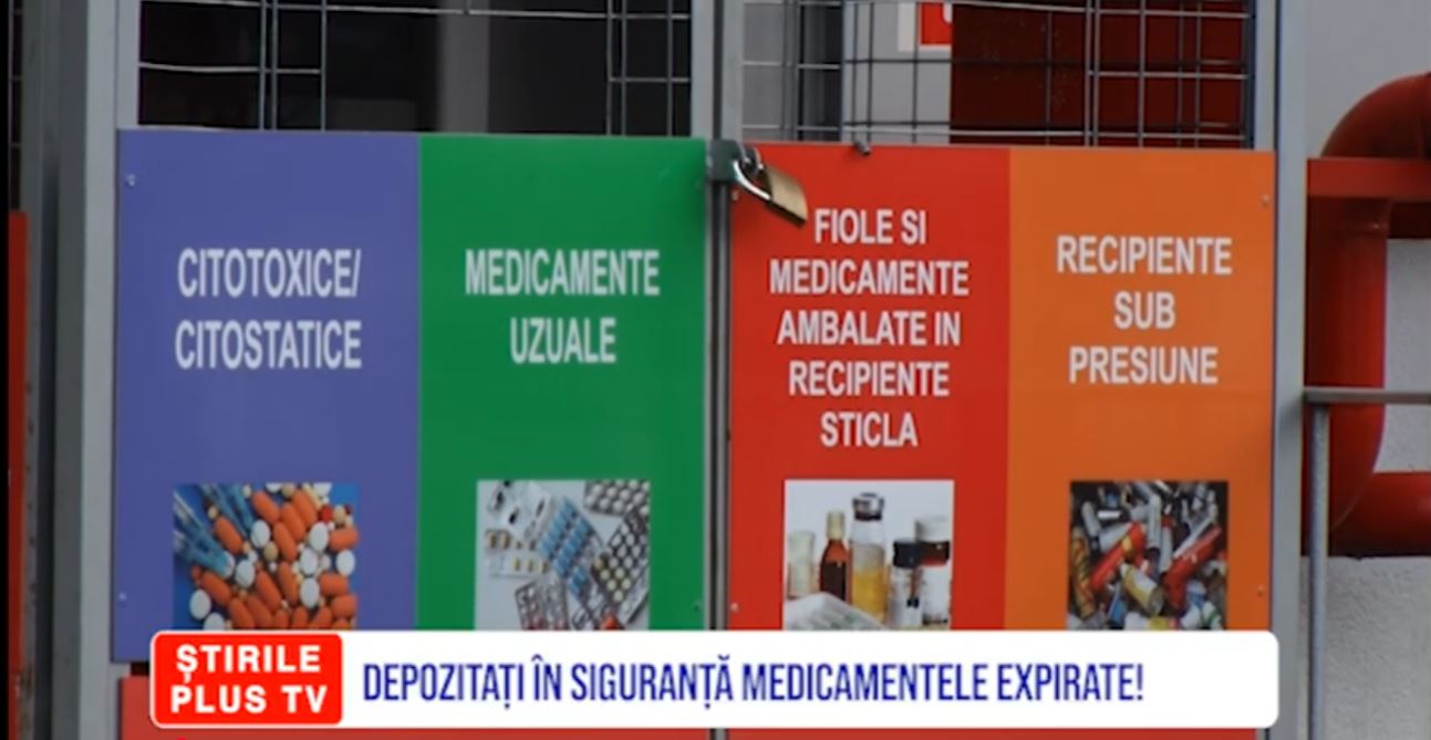 DEPOZITAȚI ÎN SIGURANȚĂ MEDICAMENTELE EXPIRATE!