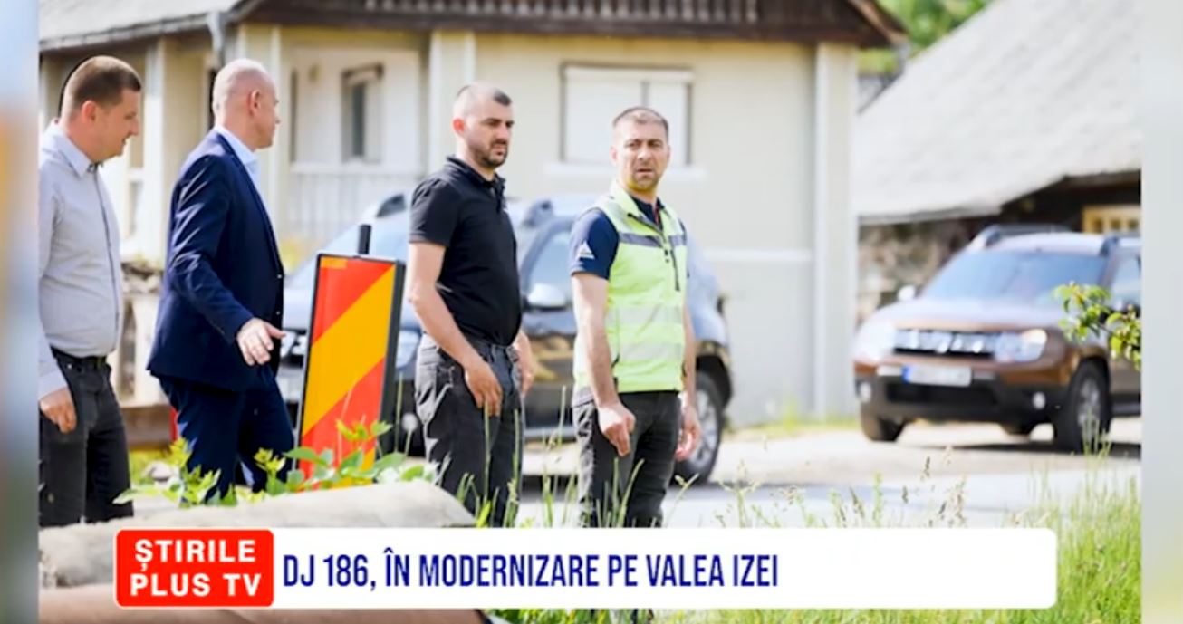 DJ 186, ÎN MODERNIZARE PE VALEA IZEI