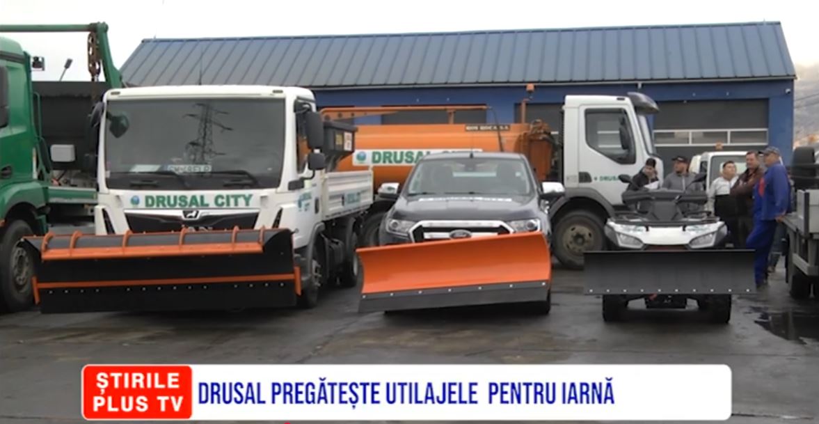 DRUSAL PREGĂTEȘTE UTILAJELE  PENTRU IARNĂ