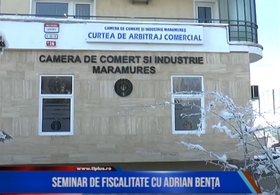 SEMINAR DE FISCALITATE CU ADRIAN BENȚA