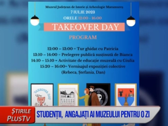 STUDENȚII,  ANGAJAȚI AI MUZEULUI PENTRU O ZI