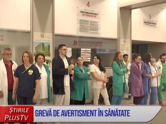 GREVĂ DE AVERTISMENT ÎN SĂNĂTATE