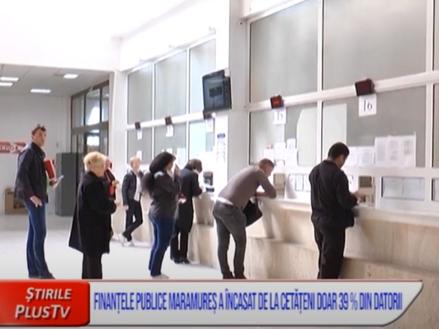 FINANȚELE PUBLICE MARAMUREȘ A ÎNCASAT DE LA CETĂȚENI DOAR 39% DIN DATORII