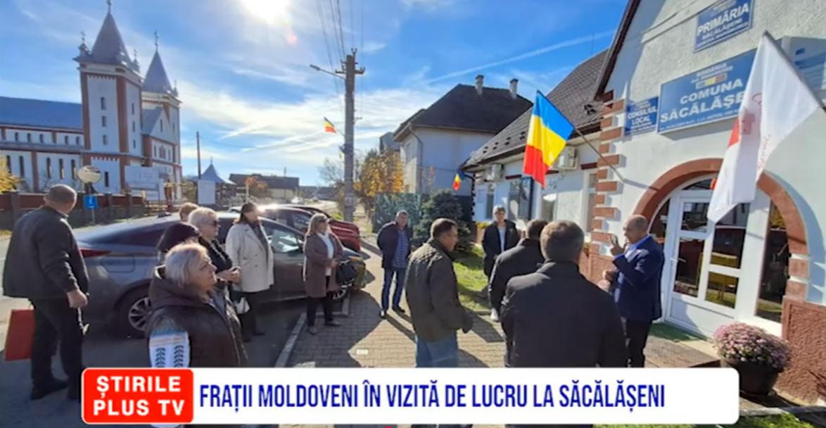 FRAȚII MOLDOVENI, ÎN VIZITĂ DE LUCRU LA SĂCĂLĂȘENI