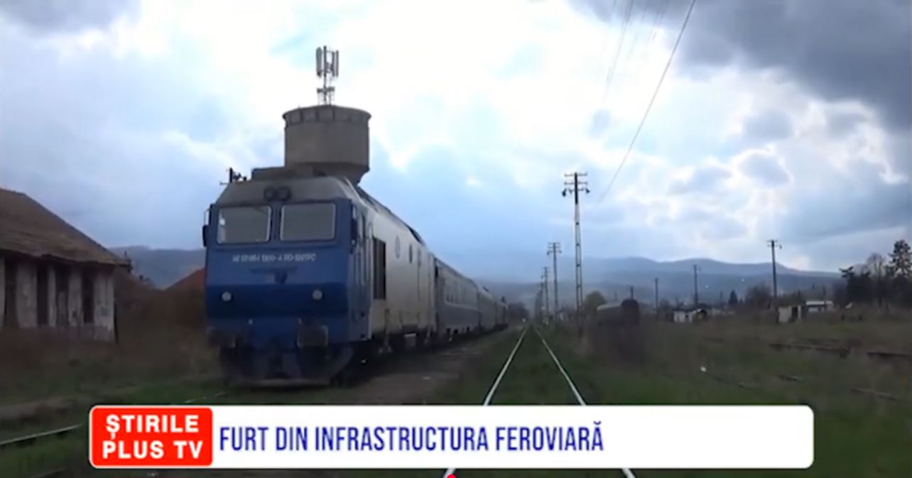 FURT DIN INFRASTRUCTURA FEROVIARĂ