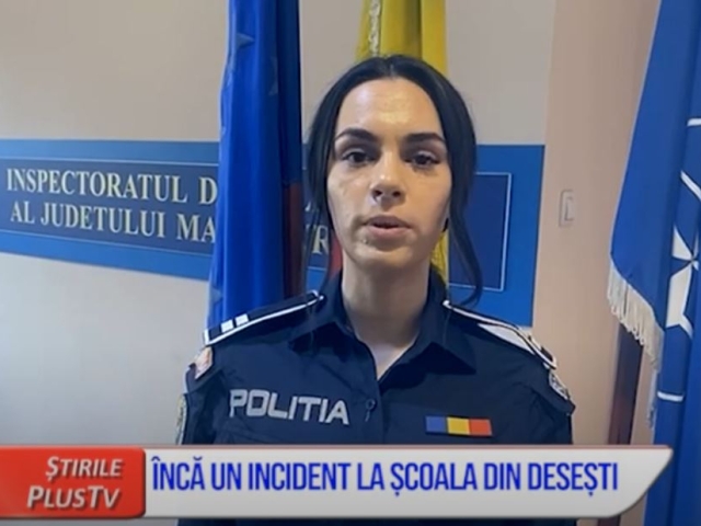 ÎNCĂ UN INCIDENT LA ȘCOALA DIN DESEȘTI