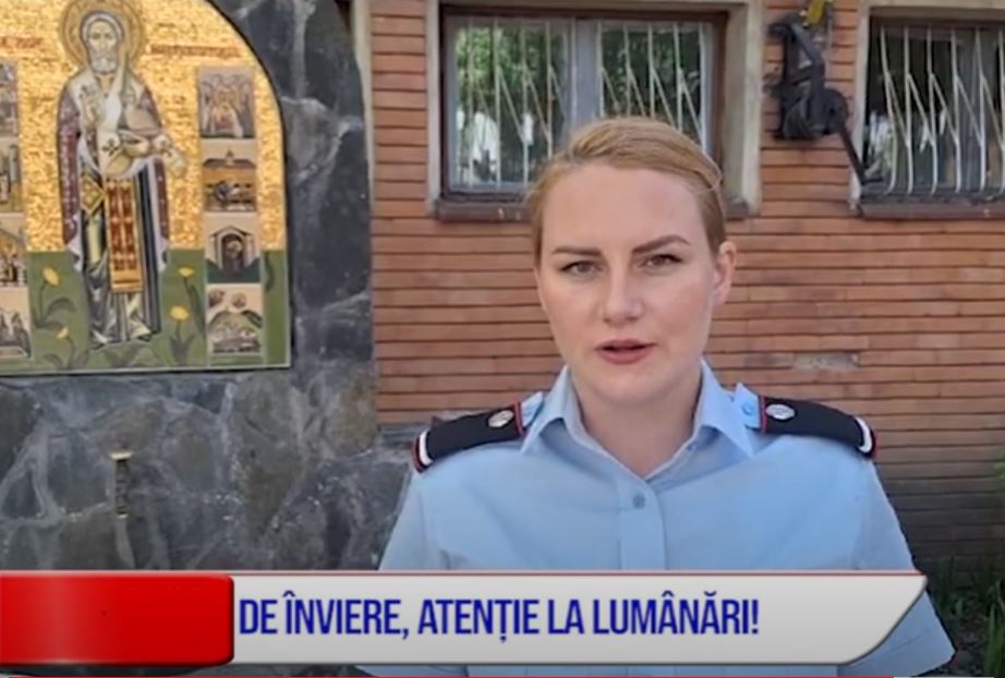 DE ÎNVIERE, ATENȚIE LA LUMÂNĂRI!