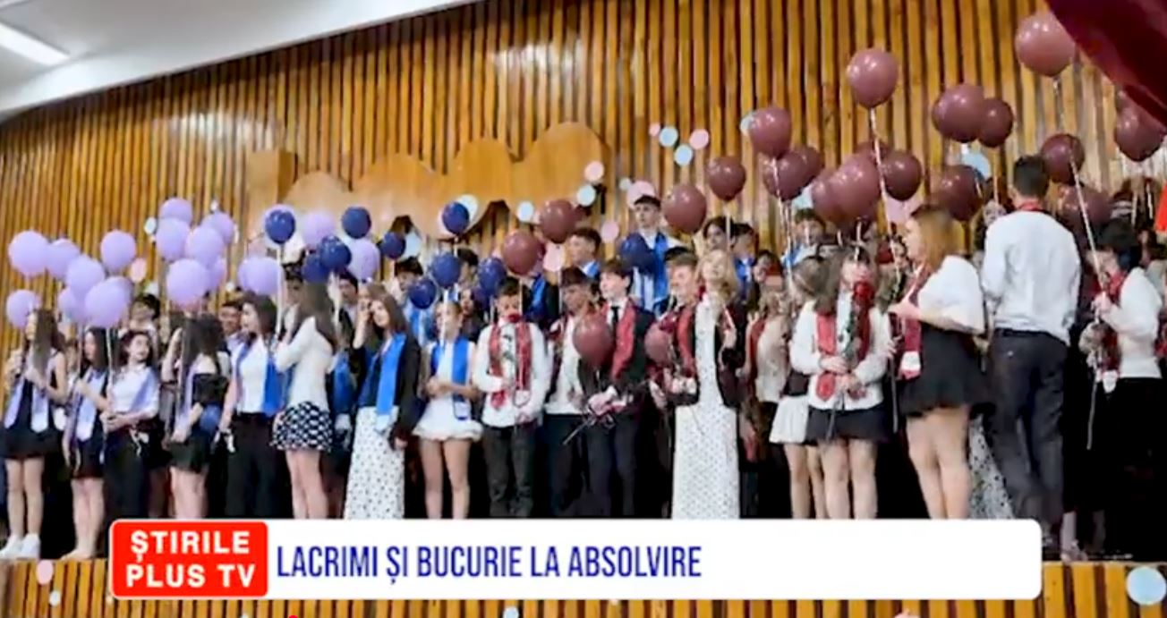 LACRIMI ȘI BUCURIE LA ABSOLVIRE