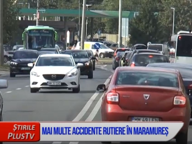 MAI MULTE ACCIDENTE RUTIERE ÎN MARAMUREȘ