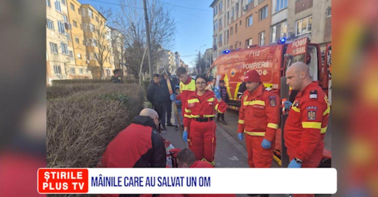MÂINILE CARE AU SALVAT UN OM