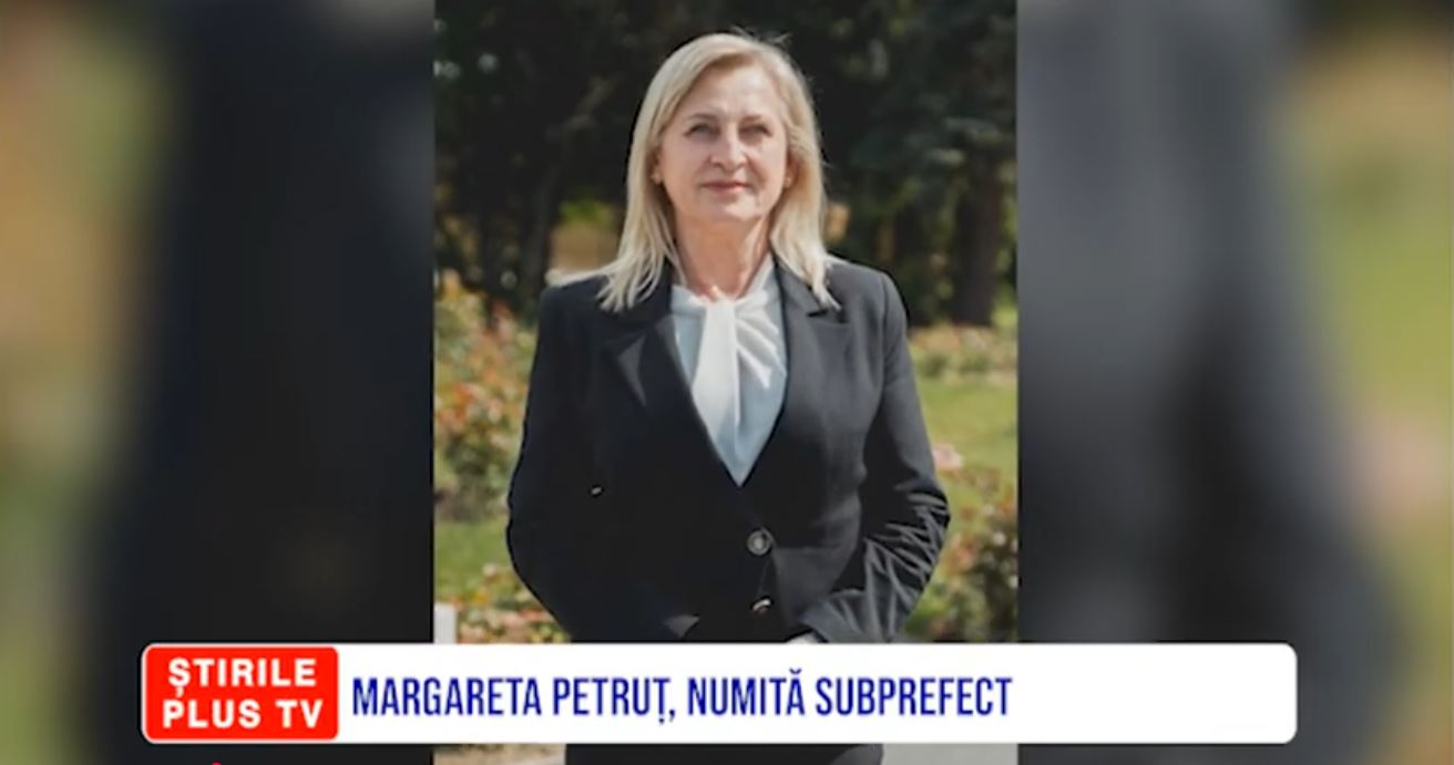 MARGARETA PETRUȚ, NUMITĂ SUBPREFECT