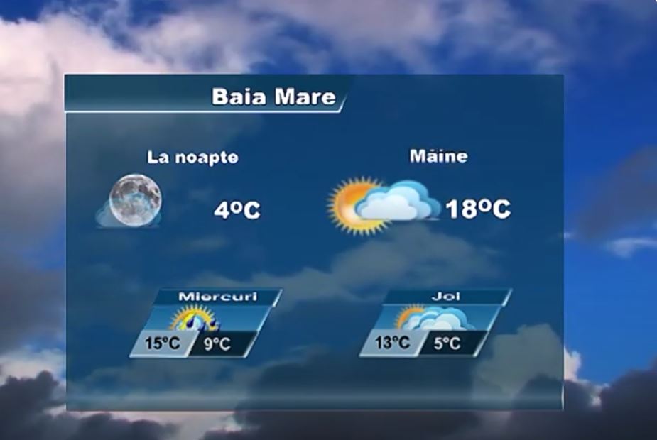 METEO 22 APRILIE