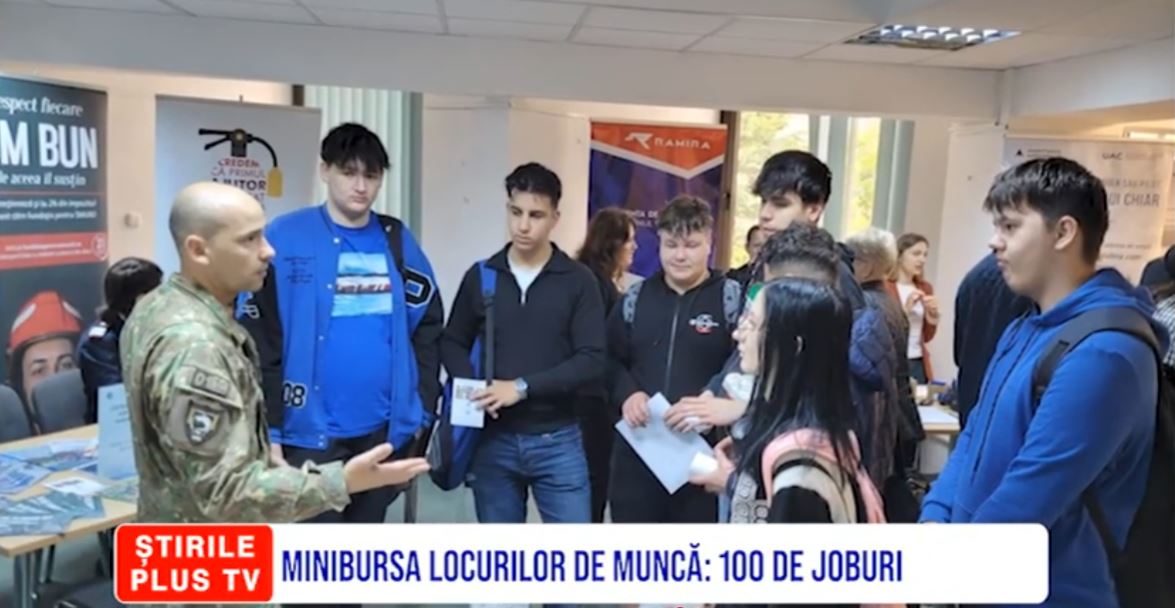 MINIBURSA LOCURILOR DE MUNCĂ: 100 DE JOBURI