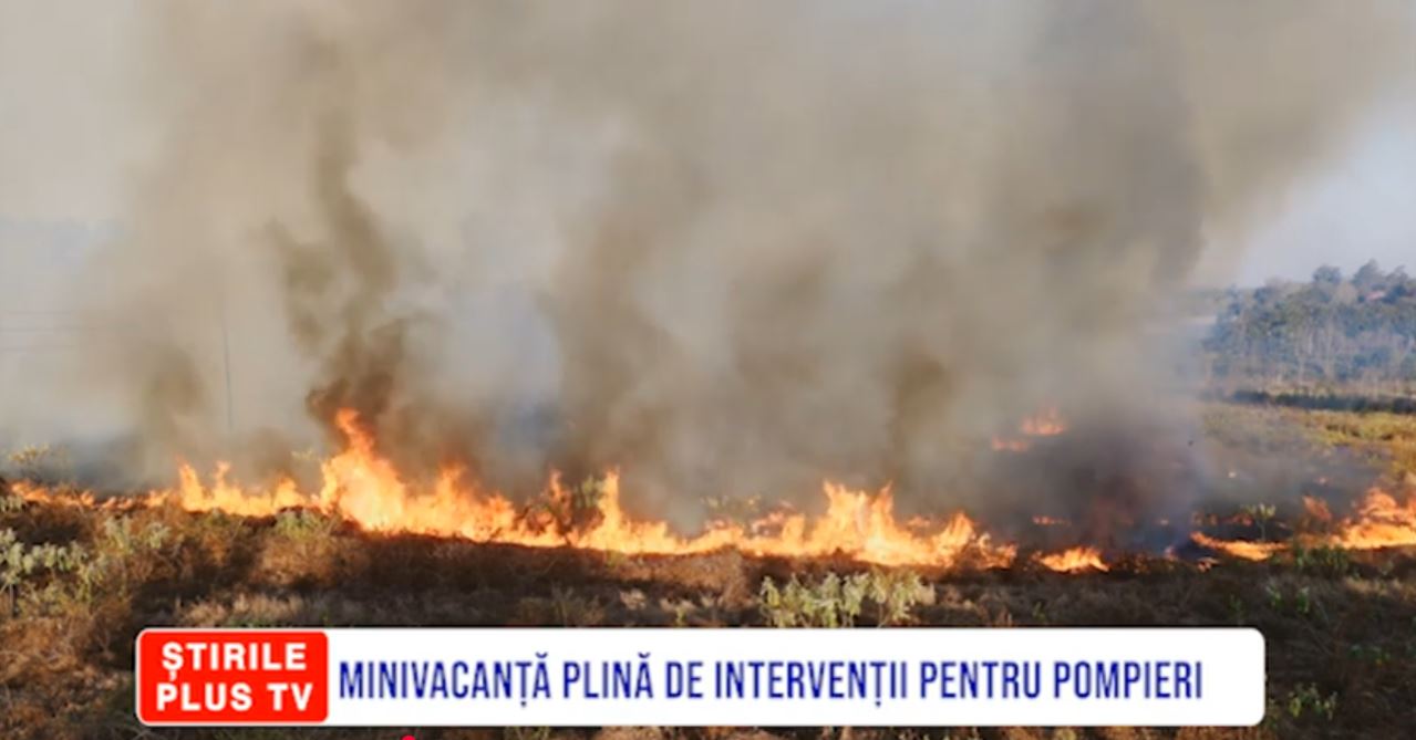 MINIVACANȚĂ PLINĂ DE INTERVENȚII PENTRU POMPIERI