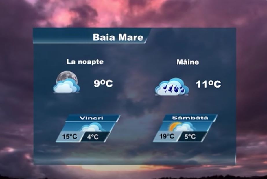 METEO 24 APRILIE