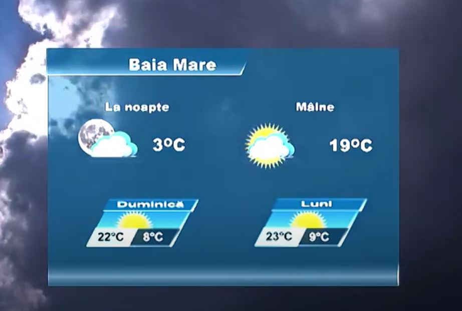 METEO 26 APRILIE