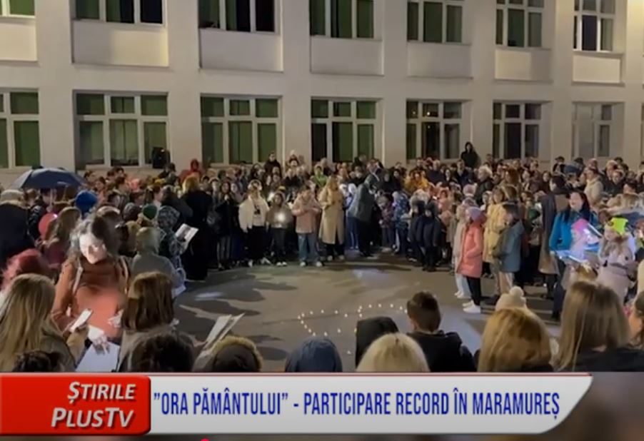 ”ORA PĂMÂNTULUI” - PARTICIPARE RECORD ÎN MARAMUREȘ